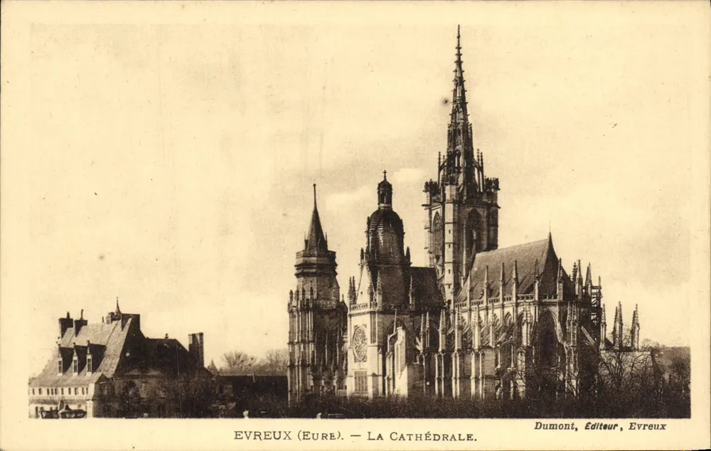 Evreux (Eure) — A Catedral — Dumont, Editora, Evreux - Frente