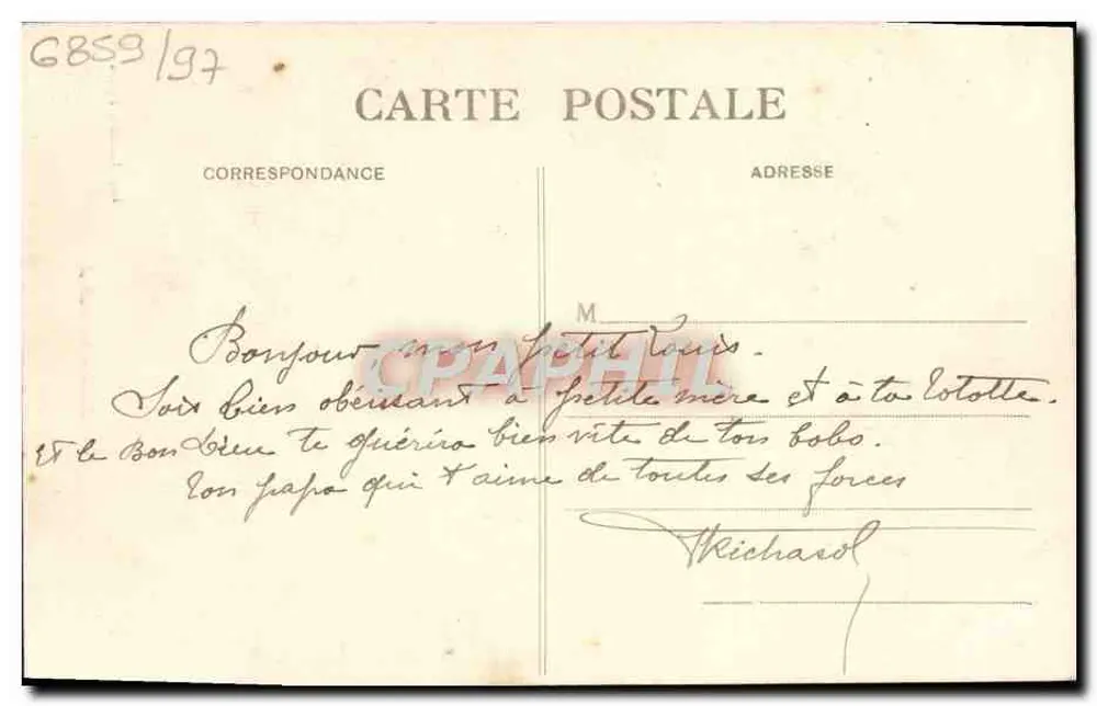 Évreux — Le Beffroi — Imp. Laruelle, Évreux - Verso