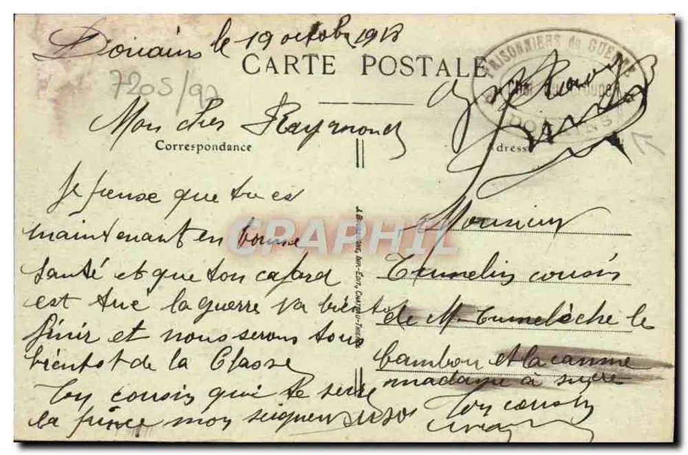 Evreux (Eure) — Departementales Asyl von Evreux — Panoramablick — Verlag: Edil, J. 19 - Rückseite