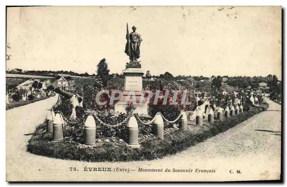 Évreux (Eure) — Denkmal des französischen Gedenkens - Vorderseite