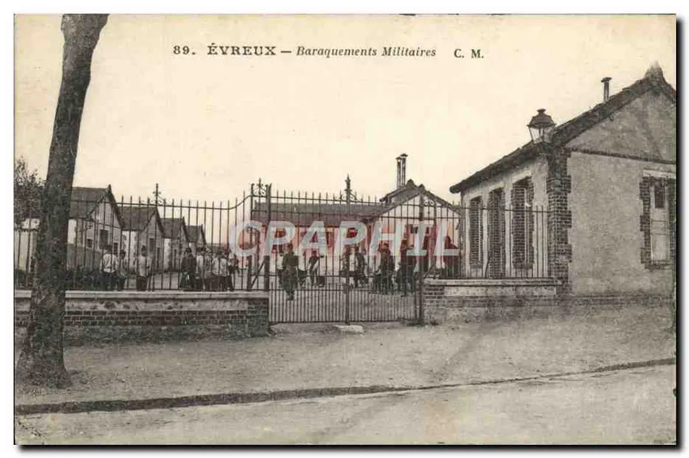 Évreux — Militärbarracken — C.M. - Vorderseite
