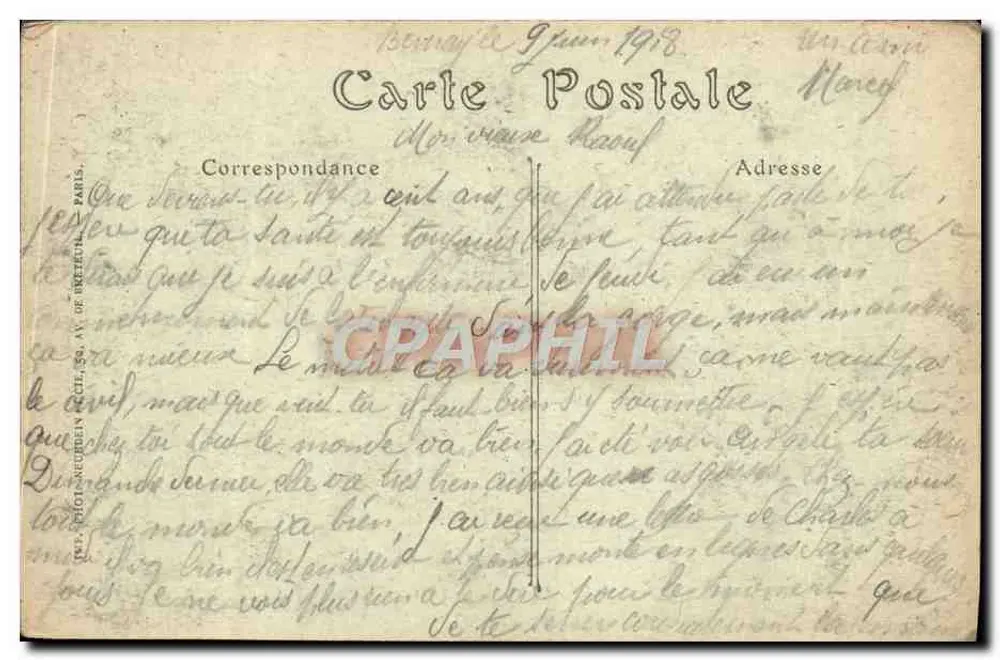 Bernay — La Caserne Turreau — uitgever JND Phot. - Achterkant