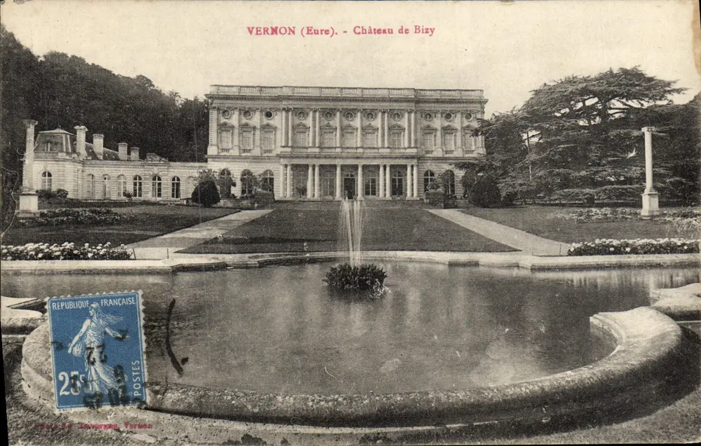 VERNON (Eure) - Castello di Bizy — Foto L. Toverneau, Vernon - Recto