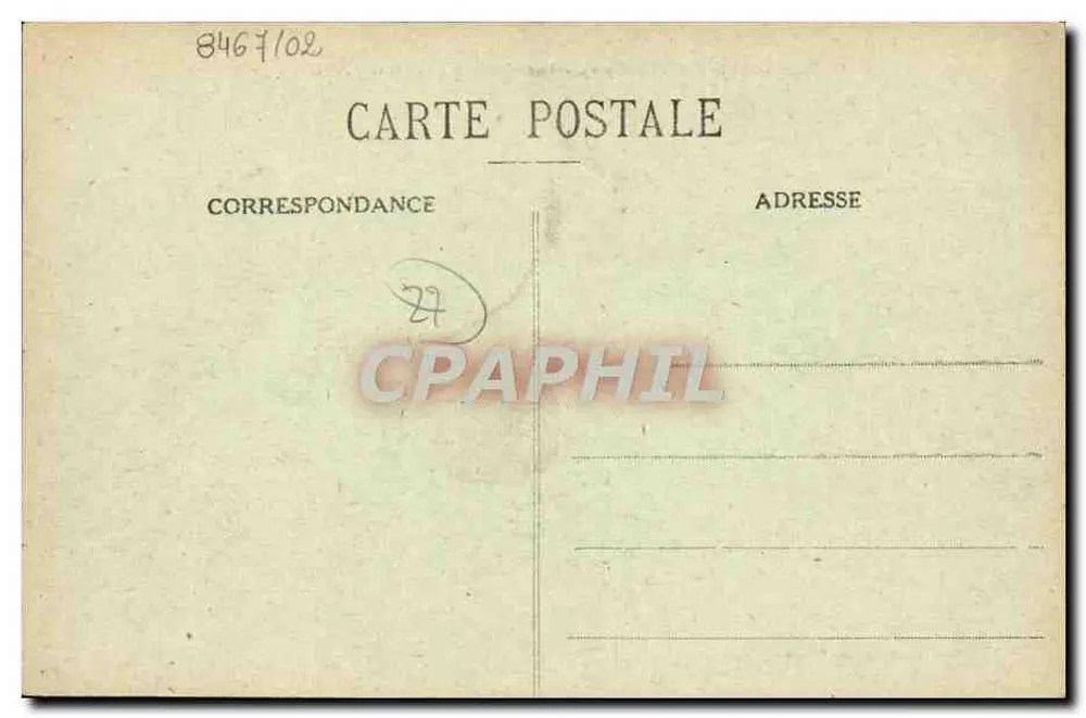 Amfreville-sous-les-Monts (Eure) — Überblick über Poses, den Schleusen und den Staudamm — Laverogne, Vernon - Rückseite
