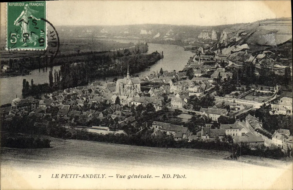 Le Petit-Andely — Vista geral — ND. Fot. - Frente