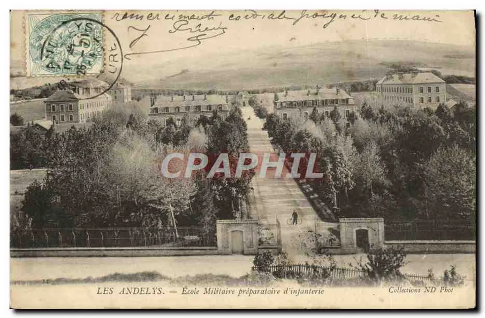 Les Andelys — Infanterie-Vorbereitungsmilitärakademie — Sammlung ND Phot - Vorderseite