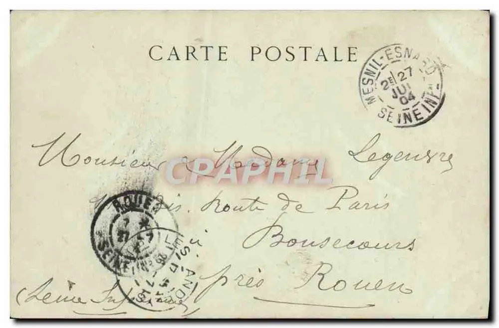 Les Andelys — Infanterie-Vorbereitungsmilitärakademie — Sammlung ND Phot - Rückseite