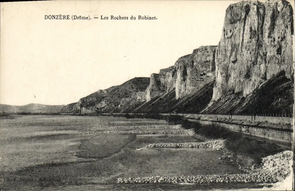 Donzère (Drôme) — De Roche van Robinet — Lib. F. Baurne - Mobiélinal - Voorkant