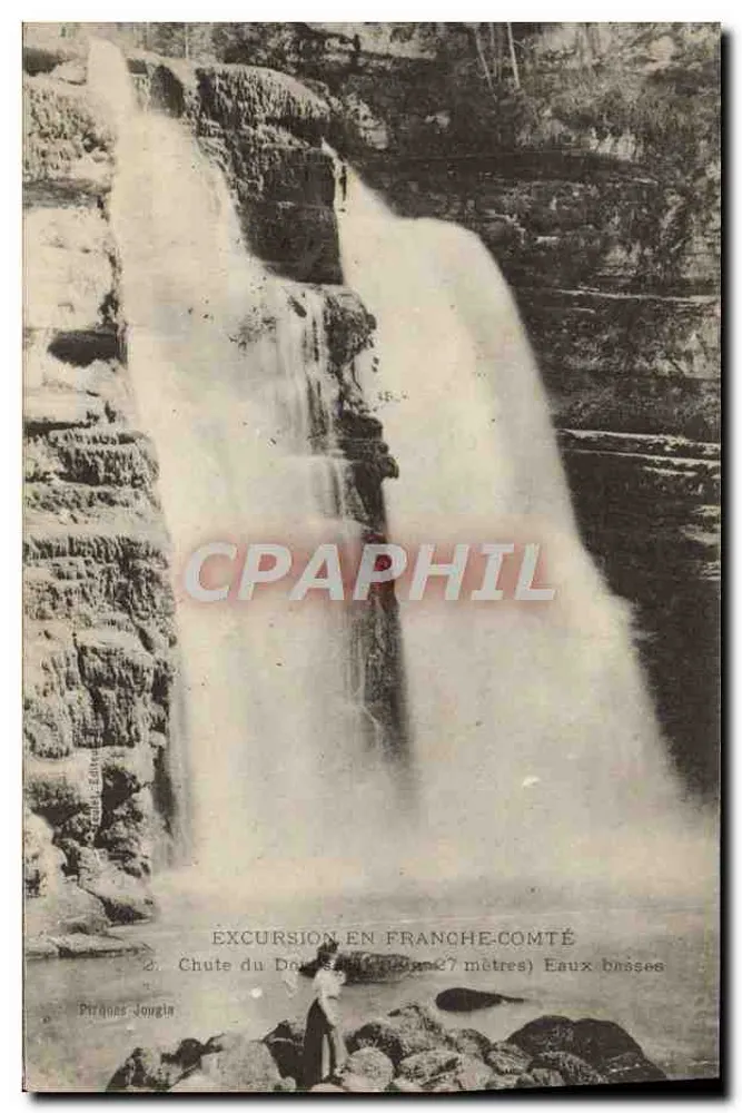Cachoeira do Doussé (27 metros) — Excursão na França Oriental — Piroues Jougin - Frente