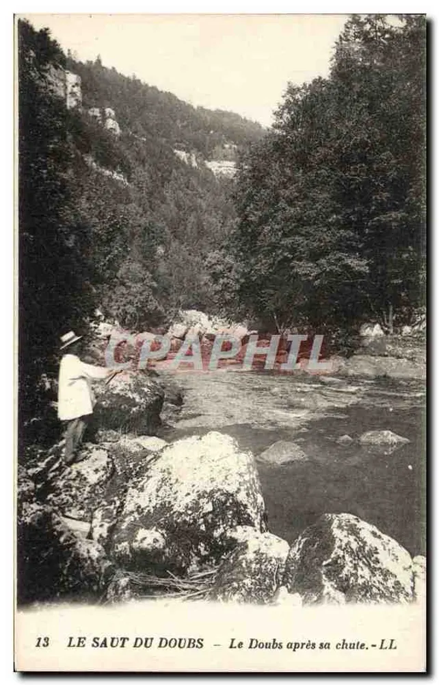 O Salto do Doubs — O Doubs após sua queda — LL — n°13 - Frente