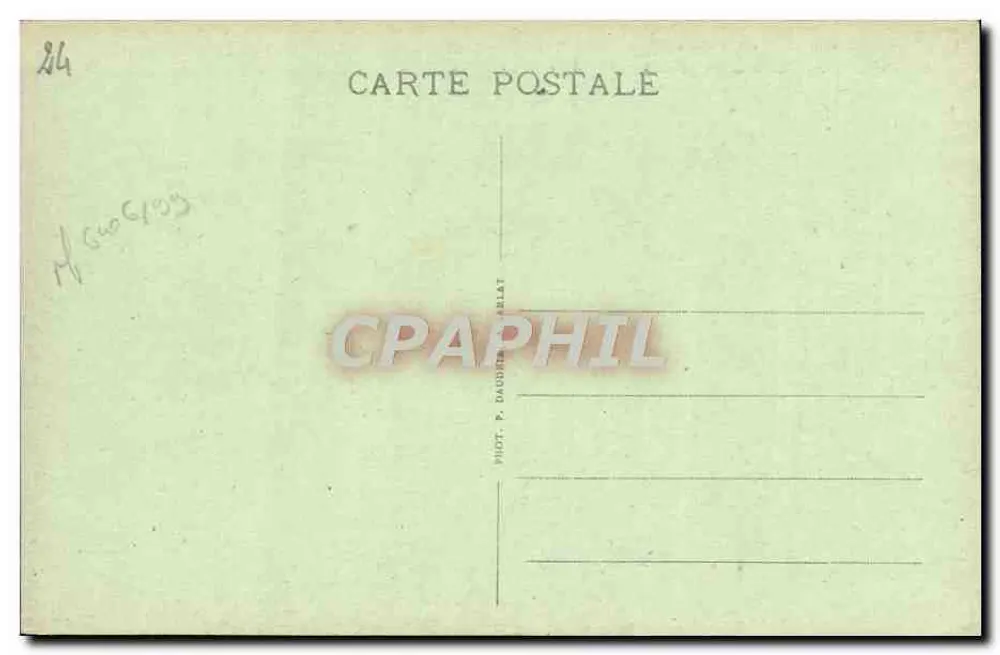 Vallée de la Dordogne à Castelnau (en Sarlatais) — P.D.S. — Éditeur P. Dassus-Blayat - Verso