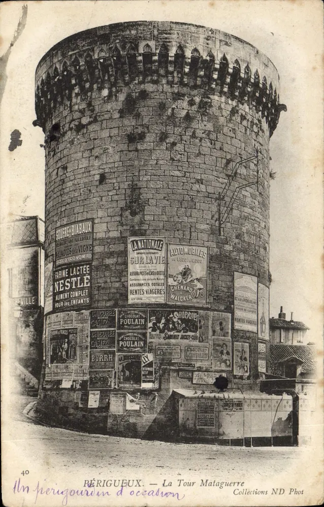 Périgueux — Torre Mataguerre — Coleções ND Fot n°40 - Frente