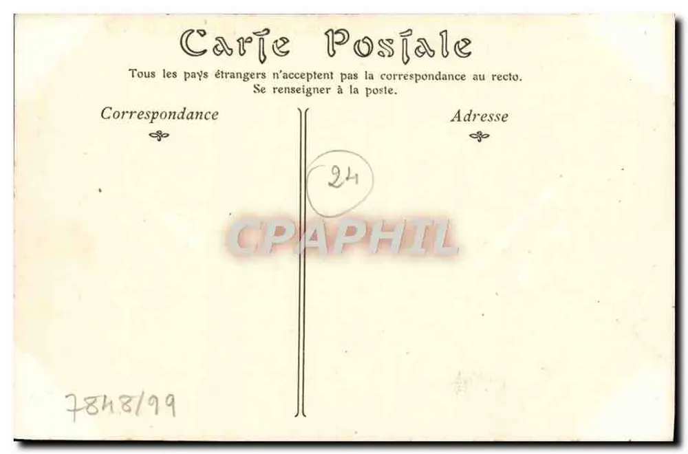 Périgueux — La Tour und die Gärten von Vésone — unbekannter Verlag, n° 18 - Rückseite