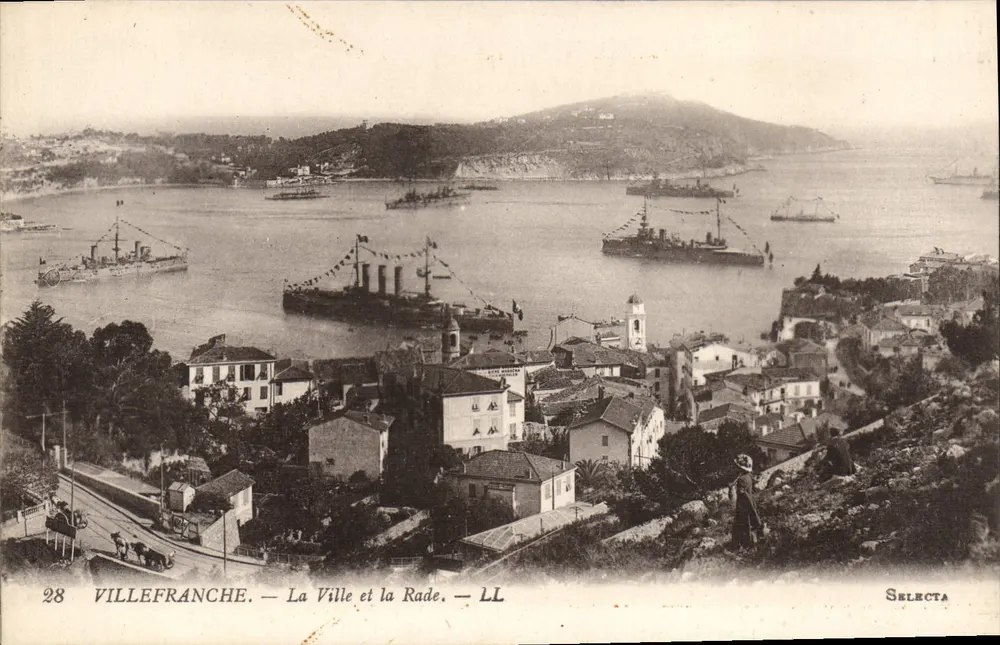 Villefranche — Die Stadt und der Hafen — Selecta LL n°28 - Vorderseite