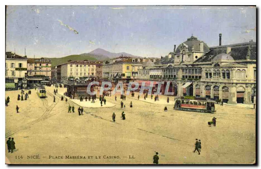 Nice - Place Masséna et le Casino — LL, n° 114 - Frente