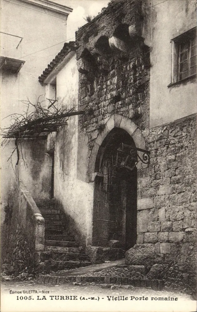 La Turbie (a.-m.) — Alte römische Tür — Edition Giletta, Nice, n° 1005 - Vorderseite