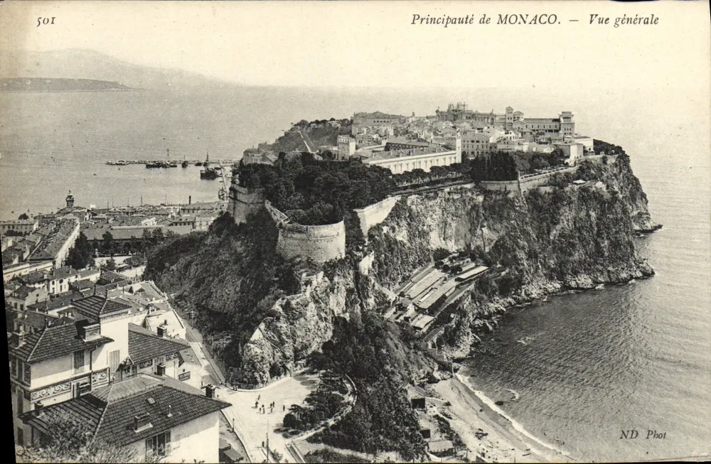 Principado de MONACO — Vista geral — ND Phot - Frente