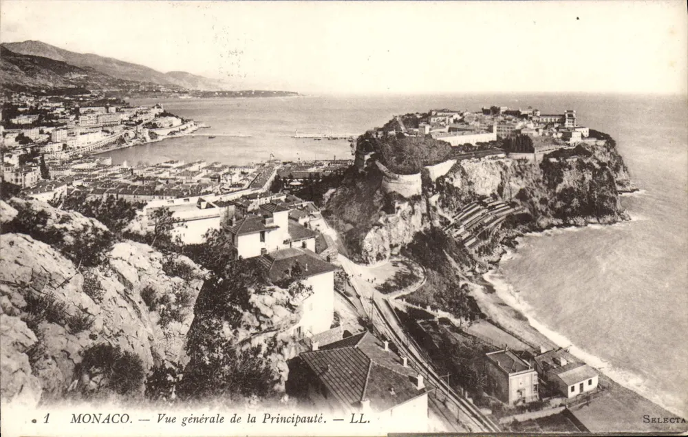 Monaco — Vista geral da Principalidade — LL. — SELECTA - Frente