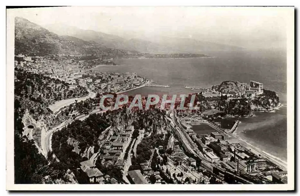 Mônaco — Vista panorâmica — Edição Grimaldi - Frente