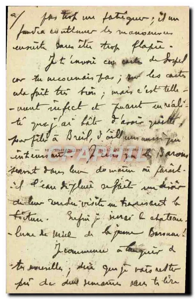 Sospel (Alpes-Maritimes) — Alte Häuser am Bévera — ND Phot. - Rückseite