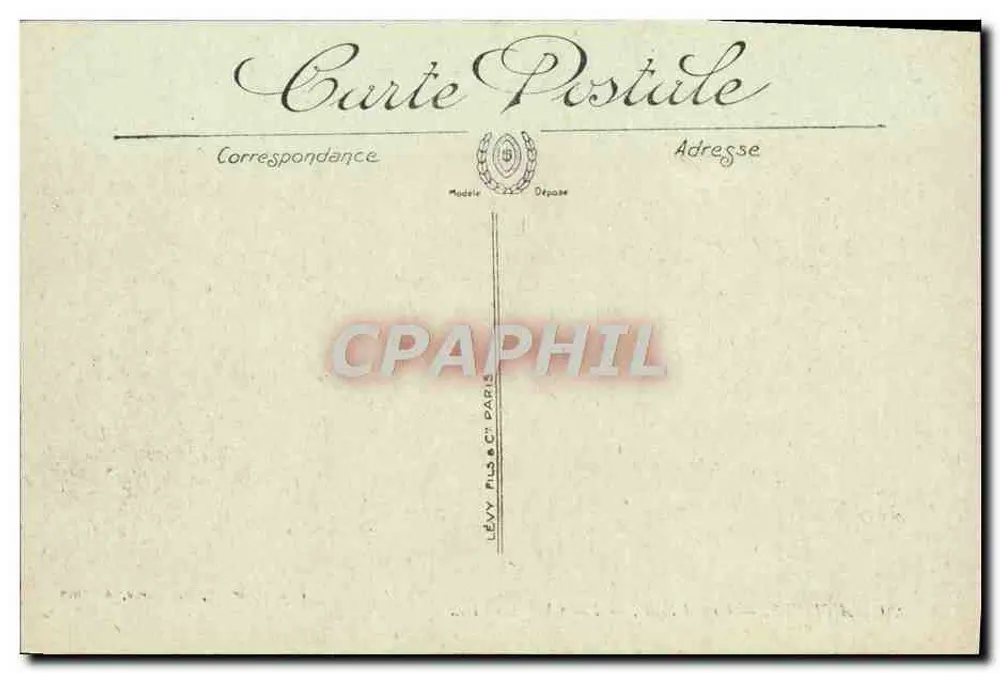 Antibes — Grand Hôtel — Place Macé — Edição Berger, Papeterie, Antibes SELECTA - Verso