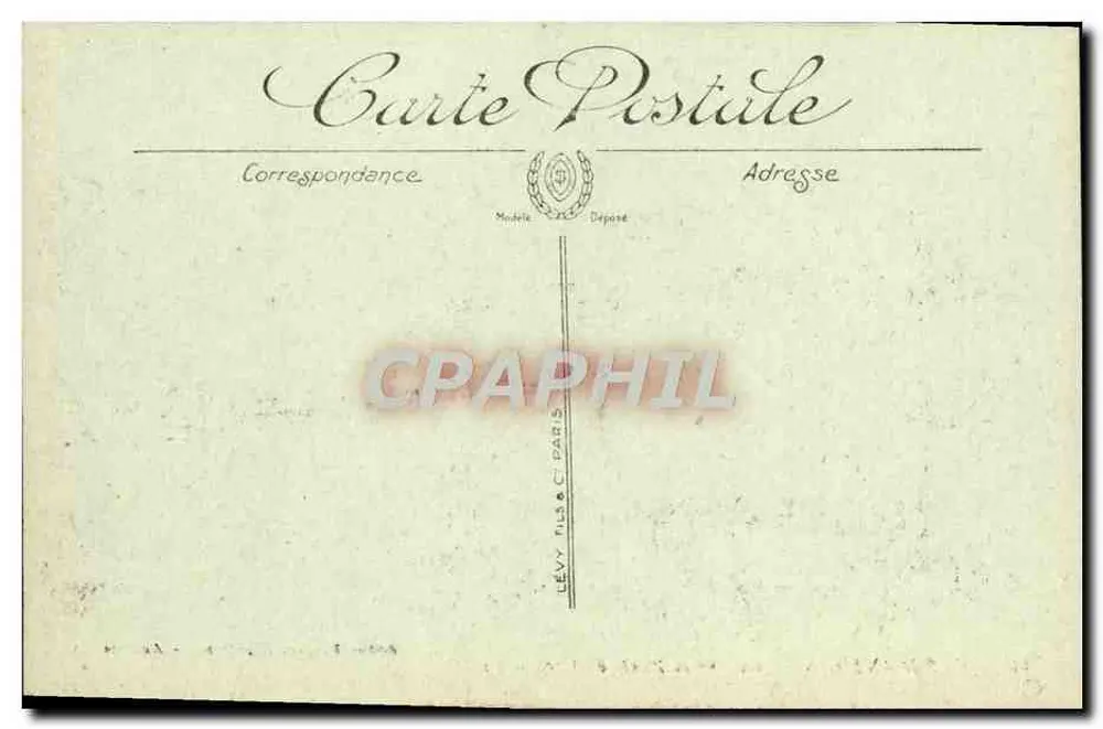 Cap d'Antibes — Widok na punkt Cap — Wydawnictwo Berger, Papeterie, Antibes - Rewers