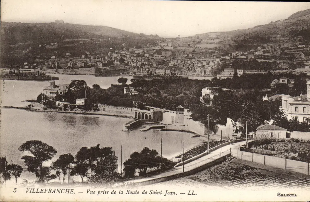 Villefranche — Ansicht vom Route de Saint-Jean — Selecta - Vorderseite