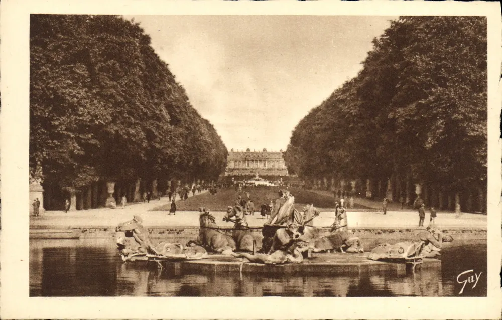 Versailles — Bassin d'Apollon — Éditions d'Art Guy - Frente