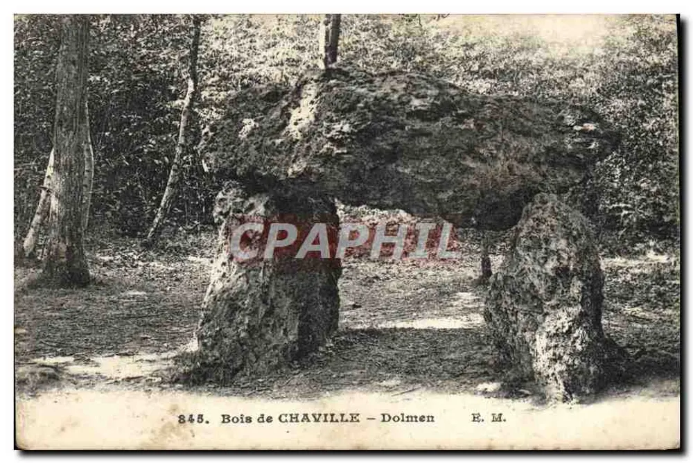 Bois de Chaville — Dolmen — Editora E.M. n°845 - Frente