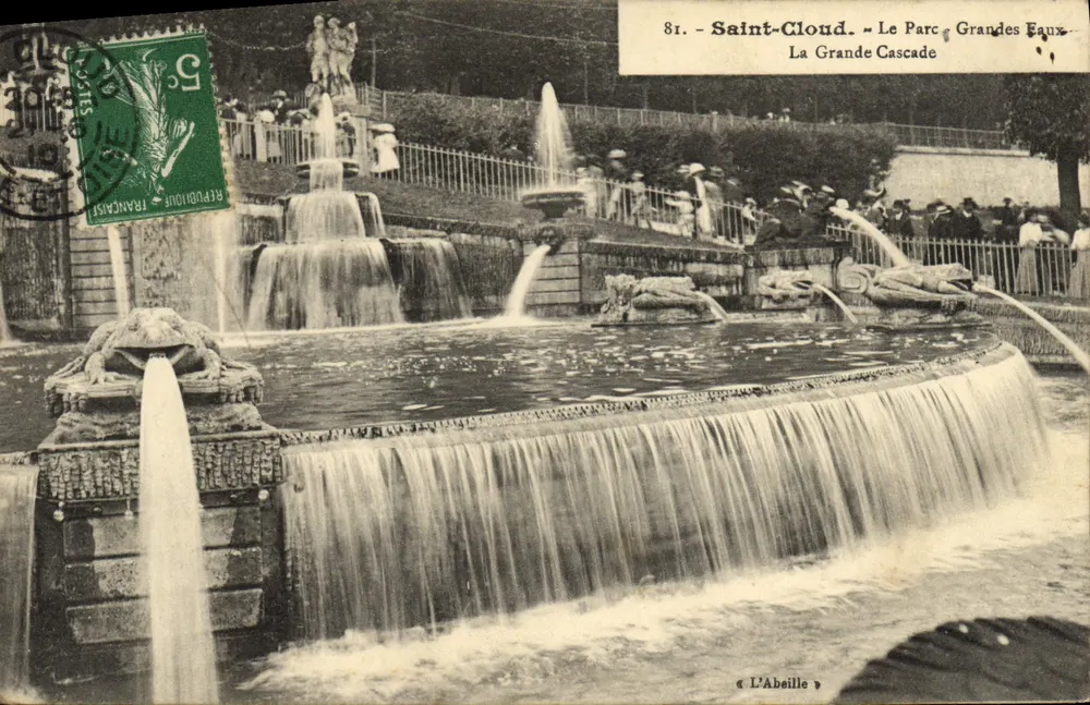 Saint-Cloud - Park Grandes Eaux - Grande Cascade — L'Abéille - Awers