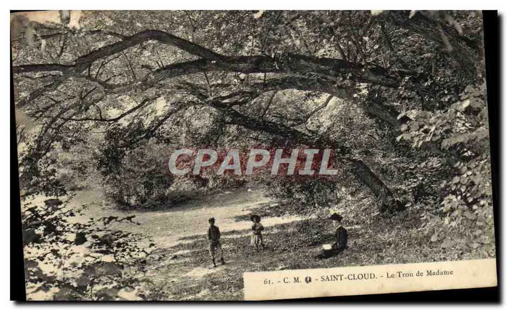 Saint-Cloud - O Buraco da Senhora — C.M. n°61 - Frente