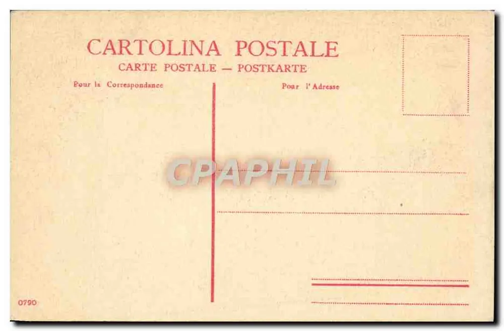Veneza – Panorama — editor desconhecido, número de série 0790 - Verso