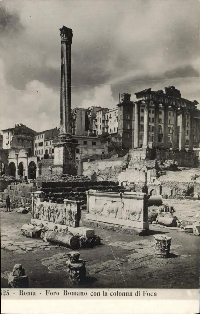 Rom - Forum Romanum mit der Säule von Foca - Édition Papamiglio, n° 625 - Vorderseite