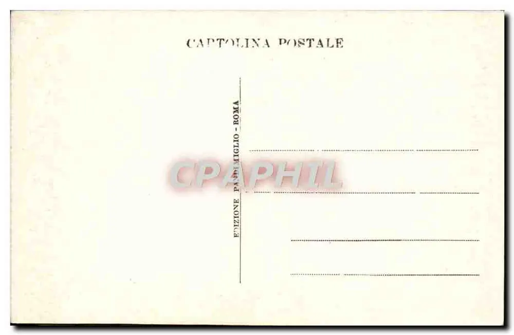 Rom - Forum Romanum mit der Säule von Foca - Édition Papamiglio, n° 625 - Rückseite