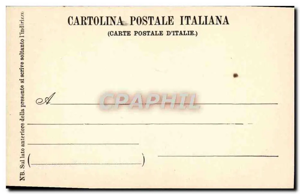 Rom. Palazzo del Parlamento oder Monte Citorio — Verlag Prussia Bollier, Nr. 555 - Rückseite