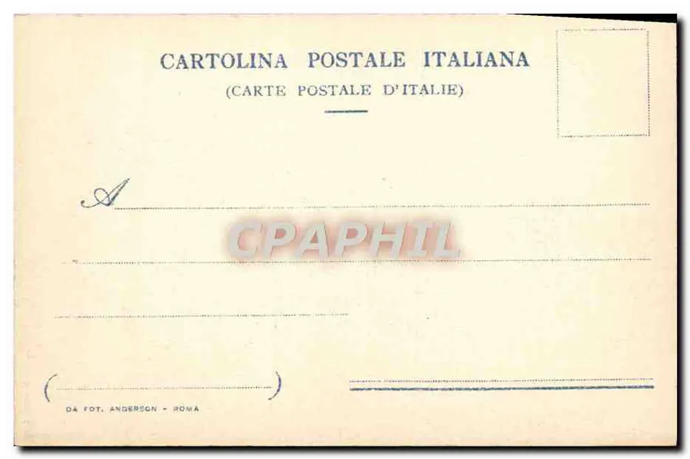 Rome — Terme van Caracalla — DA FOT. ANDERSON - ROMA - Achterkant