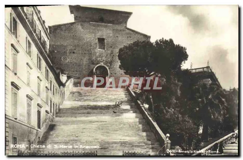 Rom - Kirche S. Maria in Aracoeli — Ernesto Richieri, Rom, n° 431 - Vorderseite