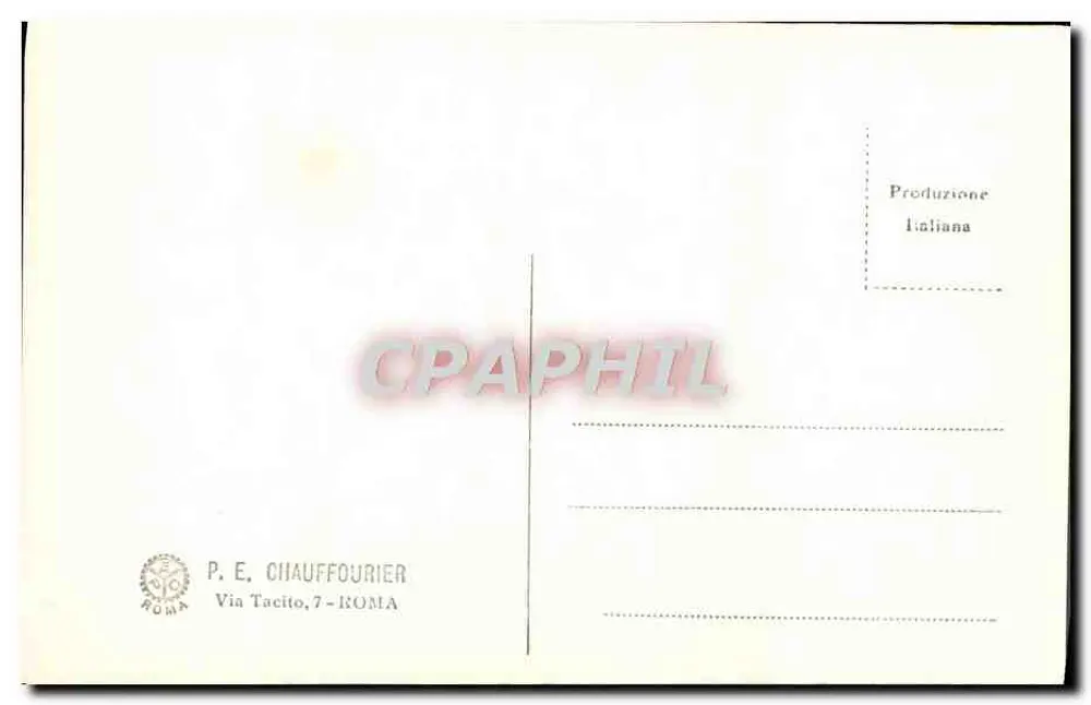 Igreja de San Pietro in Vincoli — Roma — editor P. E. Chauffourier - Verso