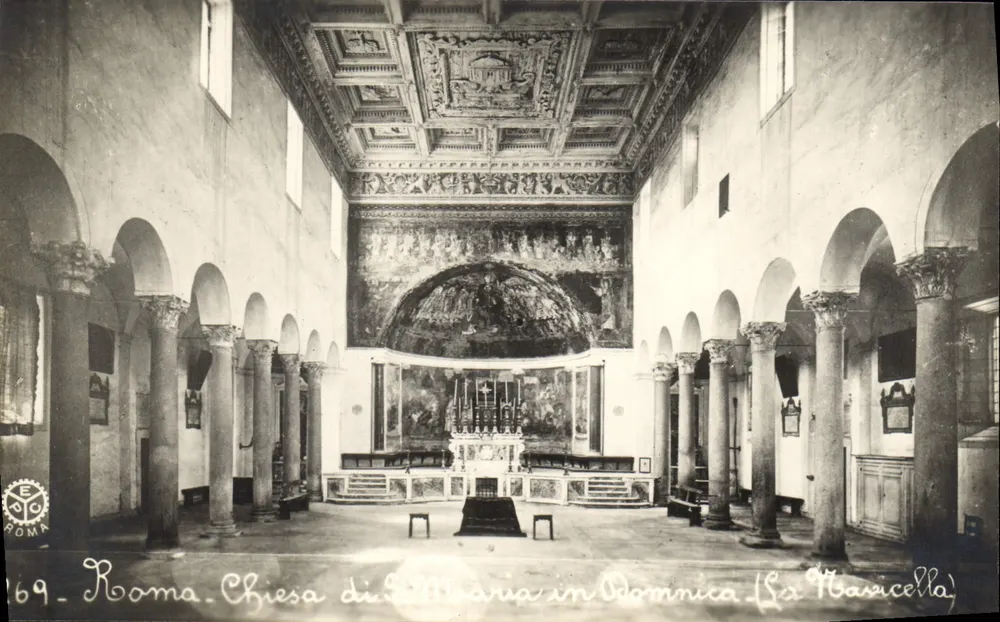 Rom. Kirche Santa Maria in Domnica (La Masicella) - Verlag P. E. Chauffourier, Nr. 169 - Vorderseite