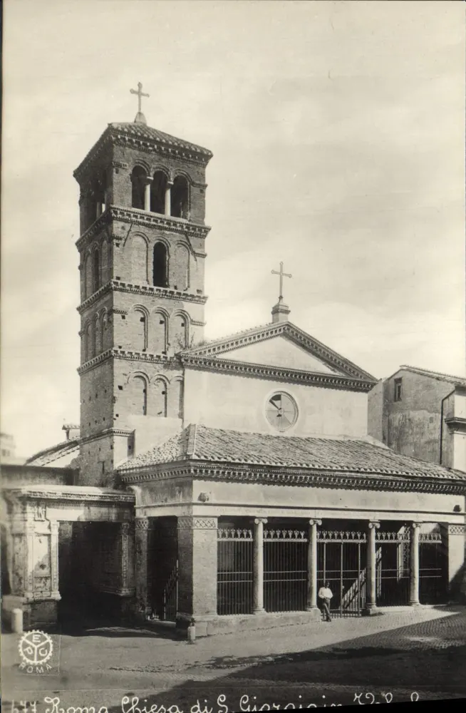 Roma - Kirche S. Giorgio in Cappella — Verleger P. E. Chauffourier, Seriennummer nicht sichtbar - Vorderseite