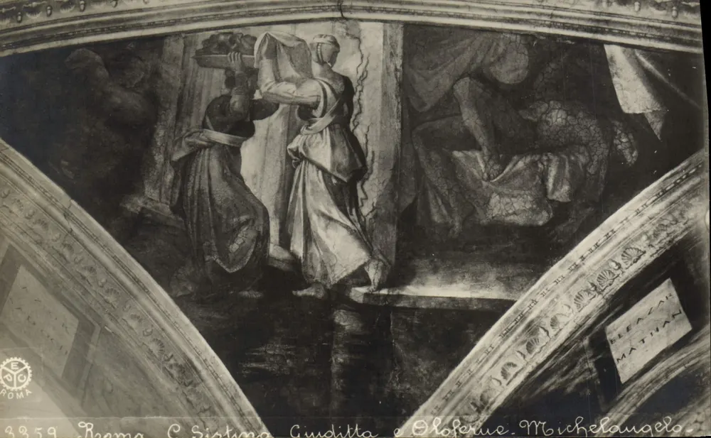Capela Sistina — Teto da Capela Sistina — Michelangelo - Frente