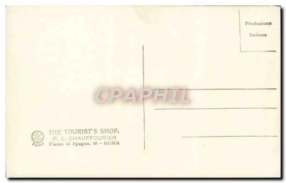 App. Borgia - S. Susanna — pintura a óleo — editor P.E. Chauffourier, n° 3241 - Verso