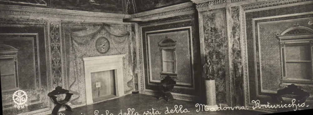 Sala della vita della Madonna - Pinturicchio — P.E. Chauffourier, Rom - Vorderseite