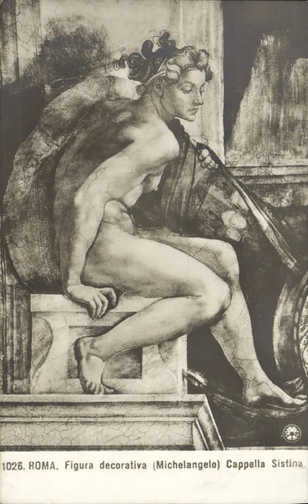 Decorative Figur — Sixtinische Kapelle — Michelangelo — Serie 1026 - Vorderseite
