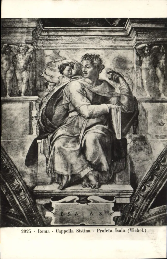 Rom - Sixtinische Kapelle - Prophet Jesaja (Michel.) - Vorderseite