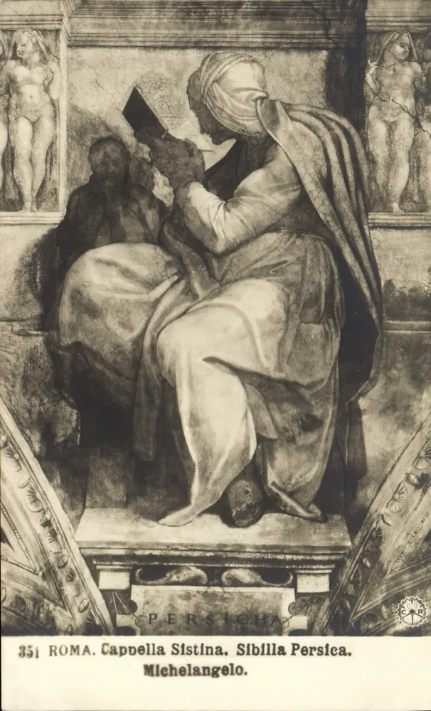 Persische Sibylle — Sixtinische Kapelle — Michelangelo - Vorderseite