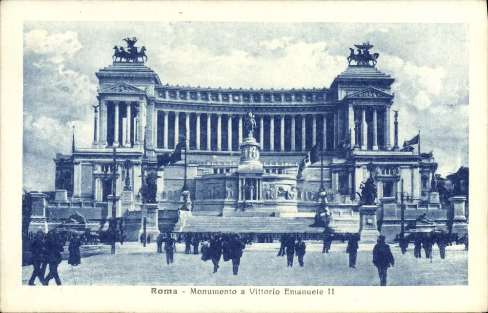 Roma - Monumento a Vittorio Emanuele II — editor desconhecido, número de série não visível - Frente