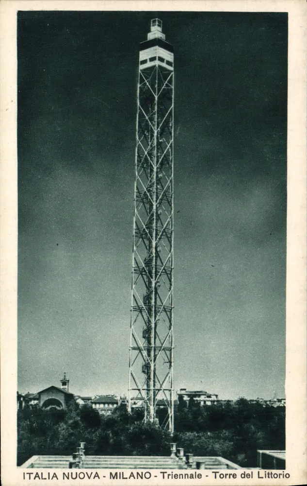 Mailand - Triennale - Turm des Littorio — Neues Italien - Vorderseite