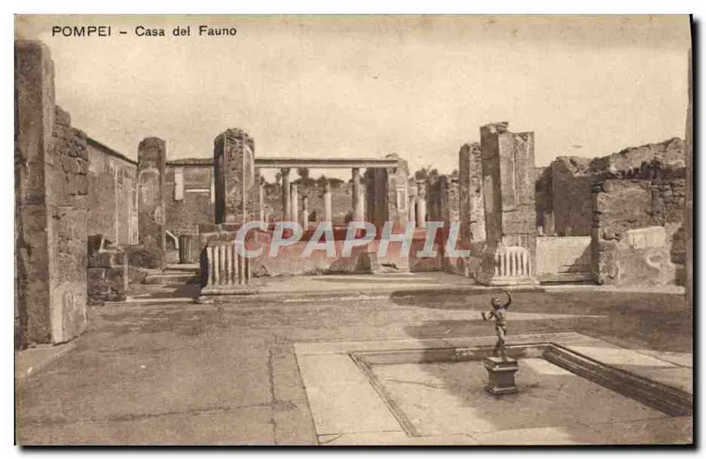 Pompeii - Casa del Fauno - Vorderseite