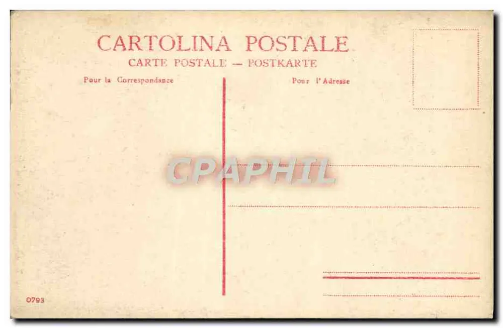 Venecia - Escalera del Palacio Minelli — n°0793 - Reverso